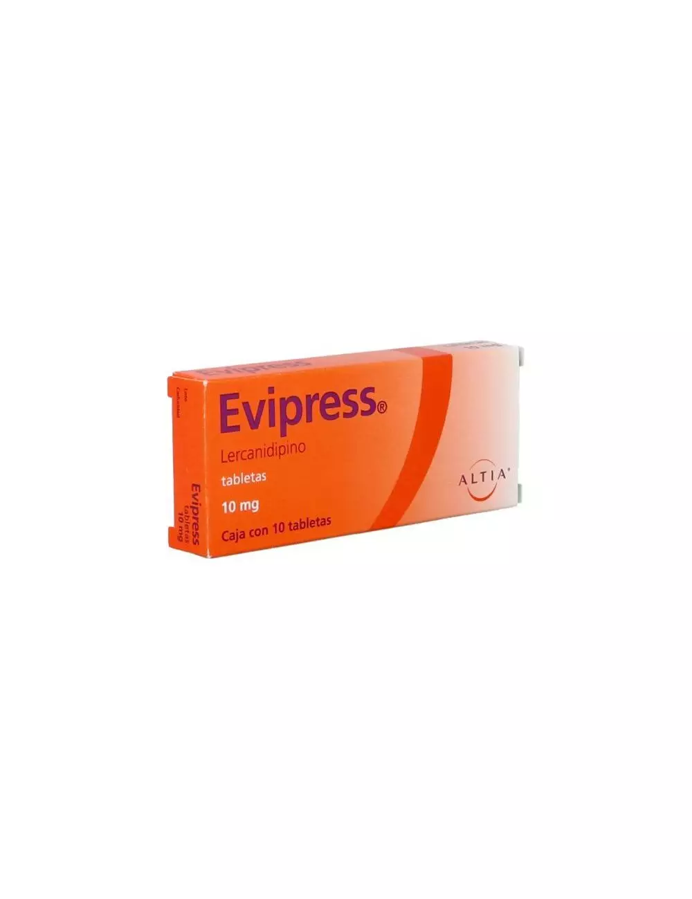 Evipress 10mg Caja Con 10 Tabletas