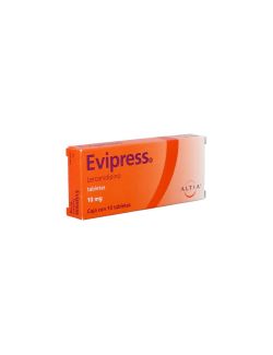 Evipress 10mg Caja Con 10 Tabletas