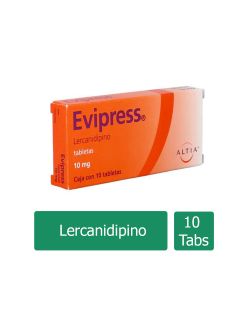 Evipress 10mg Caja Con 10 Tabletas