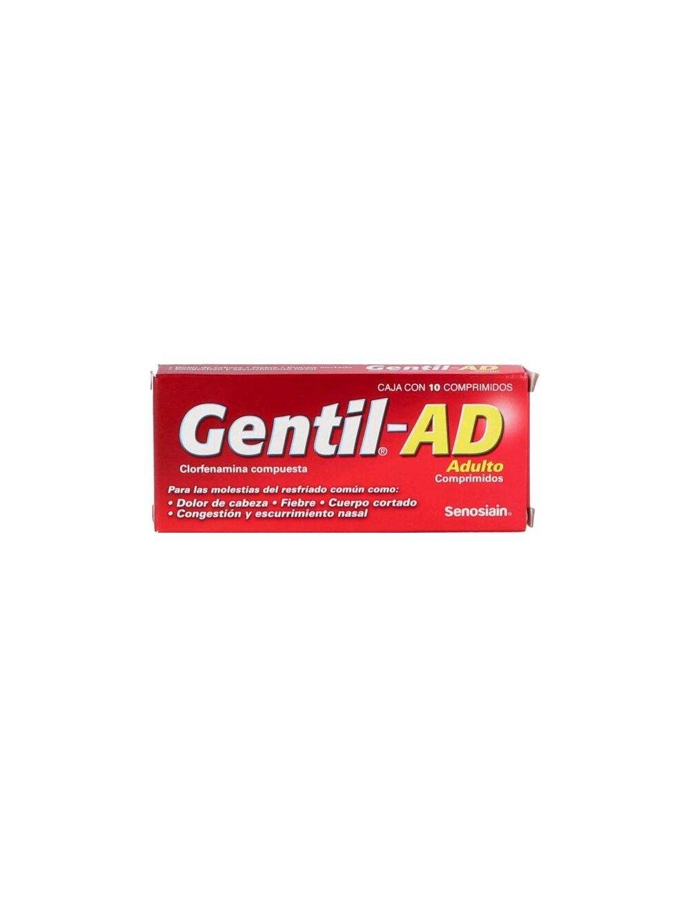 Gentil AD Caja Con 10 Comprimidos