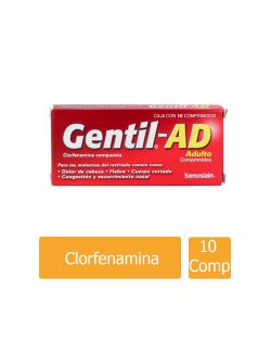 Gentil AD Caja Con 10 Comprimidos