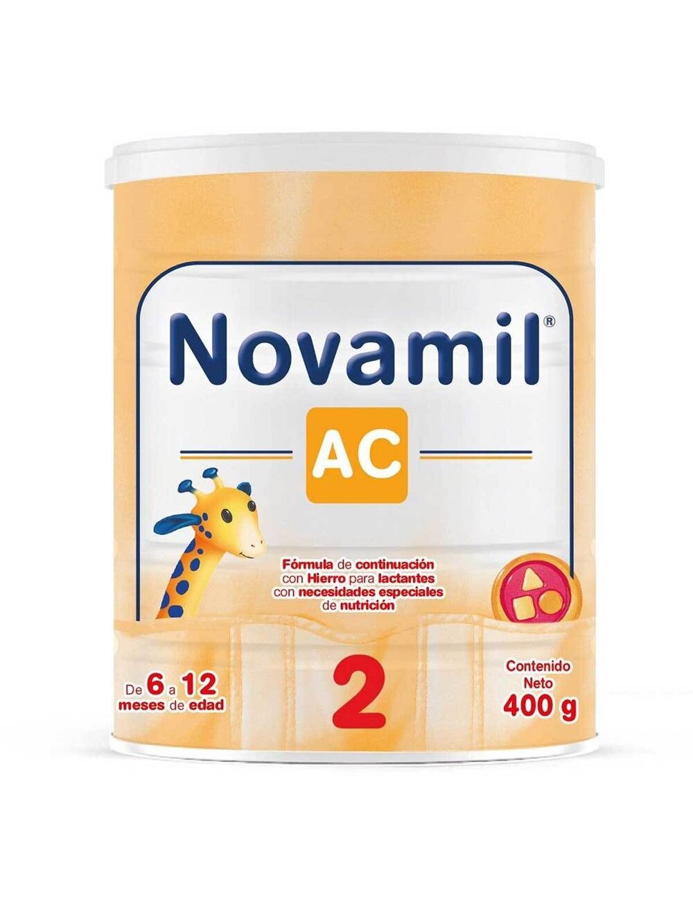 Novamil AC 2 6-12 Meses Lata Con 400 g
