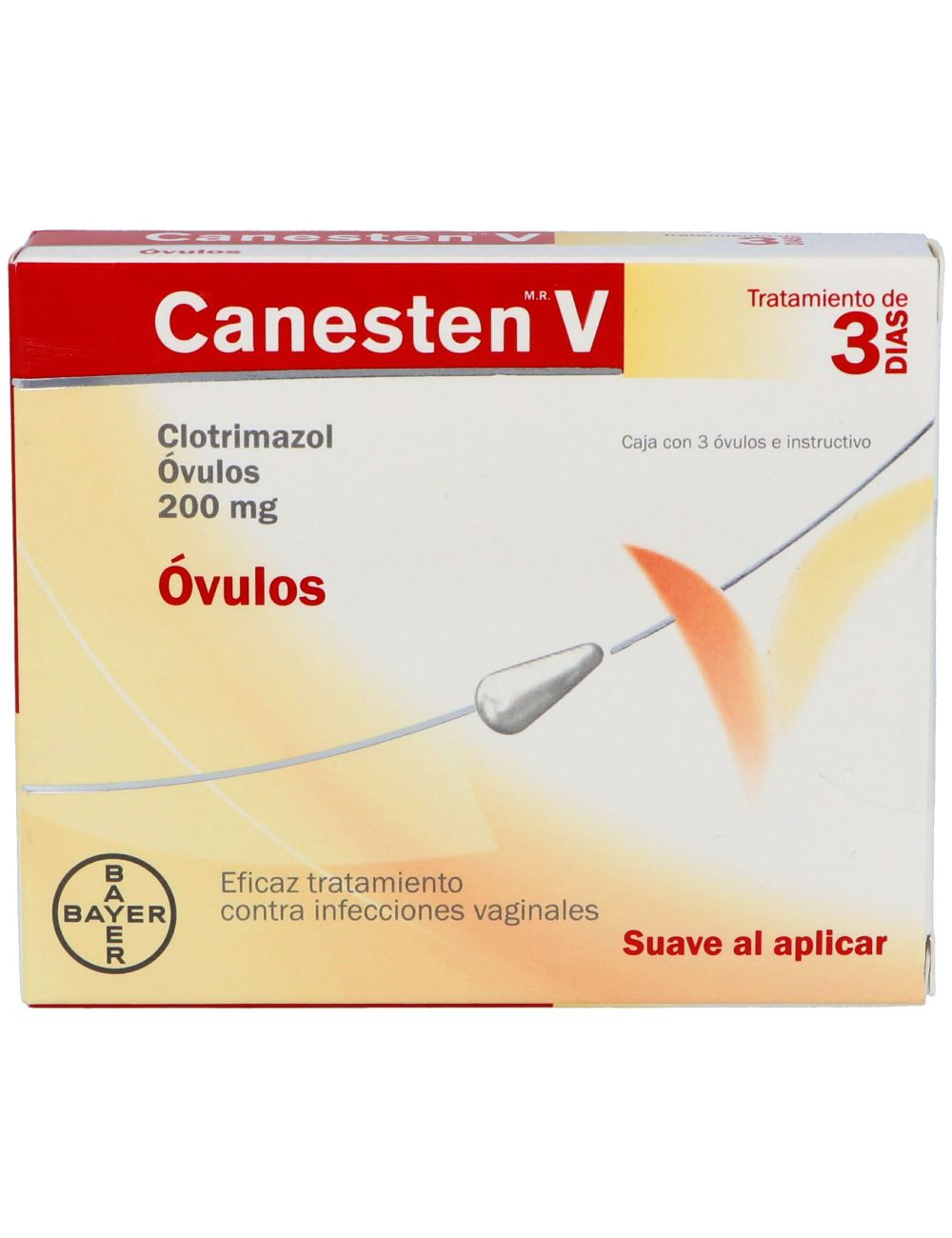 Canesten V 200 mg Caja Con 3 Óvulos