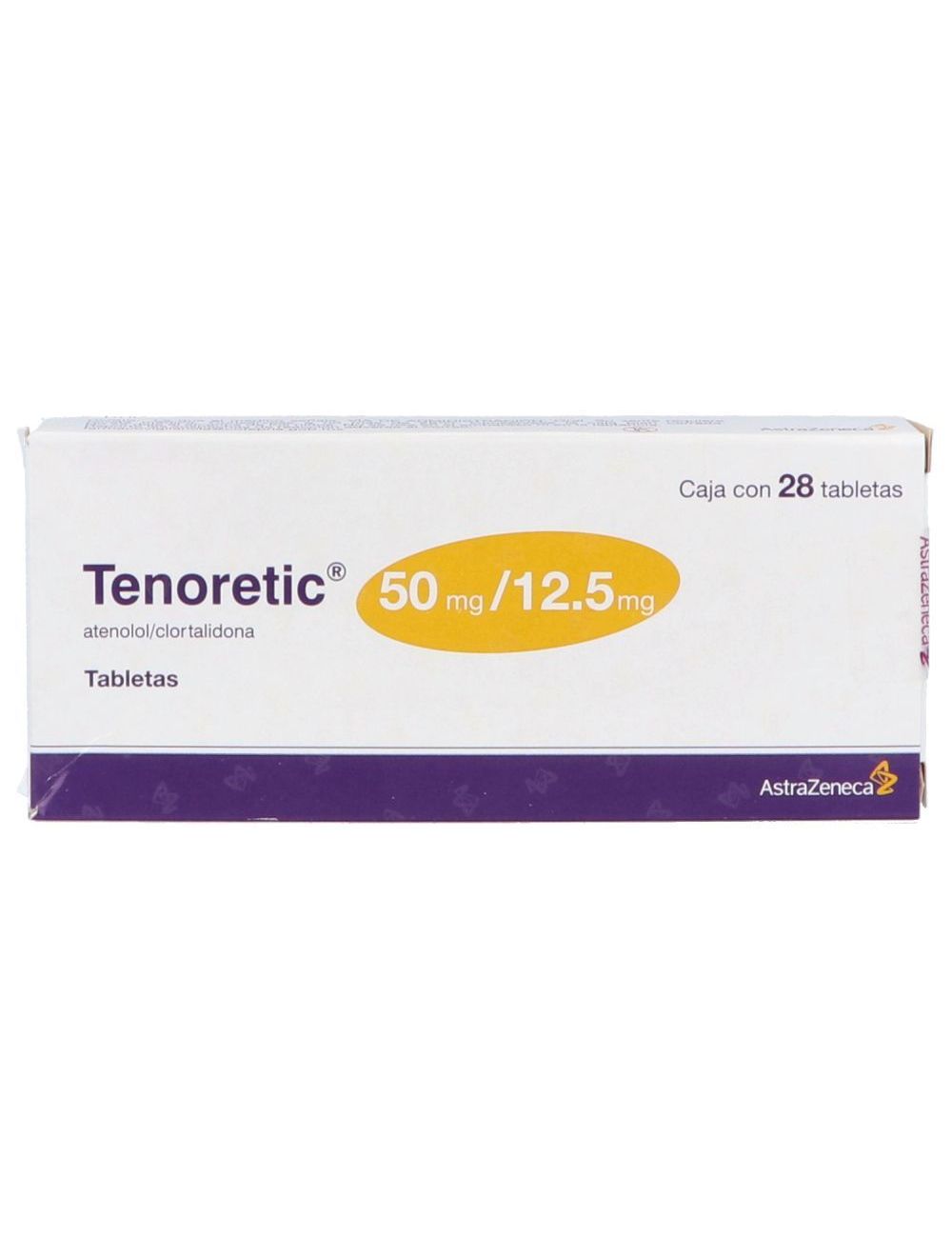 Tenoretic 50 mg / 12.5 mg Caja Con 28 Tabletas