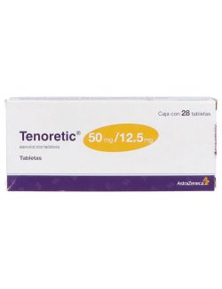 Tenoretic 50 mg / 12.5 mg Caja Con 28 Tabletas