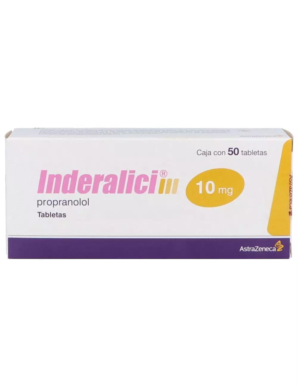 Inderalici 10 mg Caja Con 50 Tabletas