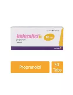 Inderalici 10 mg Caja Con 50 Tabletas