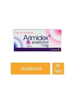 Arimidex 1 mg Caja Con 28 Tabletas