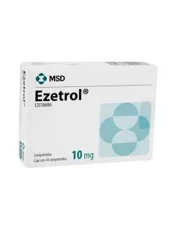 Ezetrol 10 mg Caja Con 10 Comprimidos