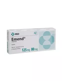 Emend® (Aprepitant) 125 mg y 80 mg - 3 Cápsulas - MSD
