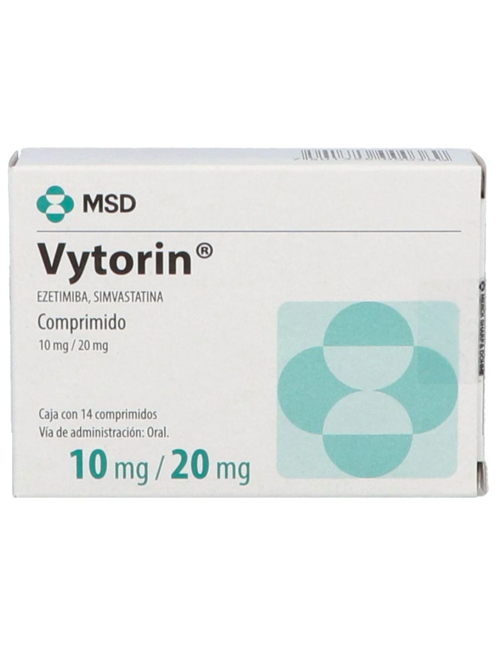 Vytorin 10/20 Caja Con 14 Comprimidos