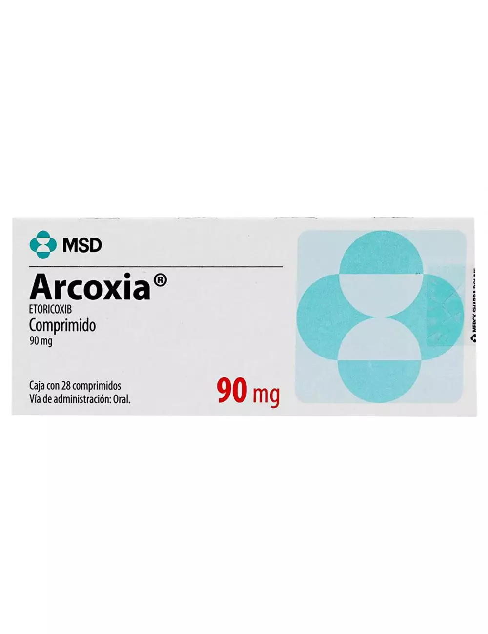 Arcoxia 90 mg Caja Con 28 Comprimidos