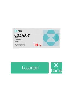 Cozaar 100 mg Caja Con 30 Comprimidos