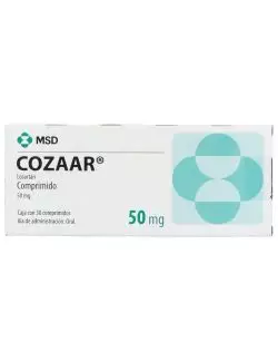 Cozaar 50 mg Caja Con 30 Comprimidos