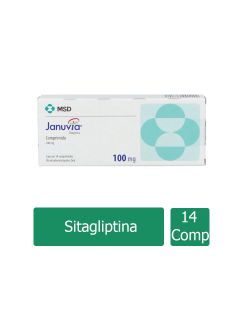 Januvia 100 mg Caja Con 14 Comprimidos