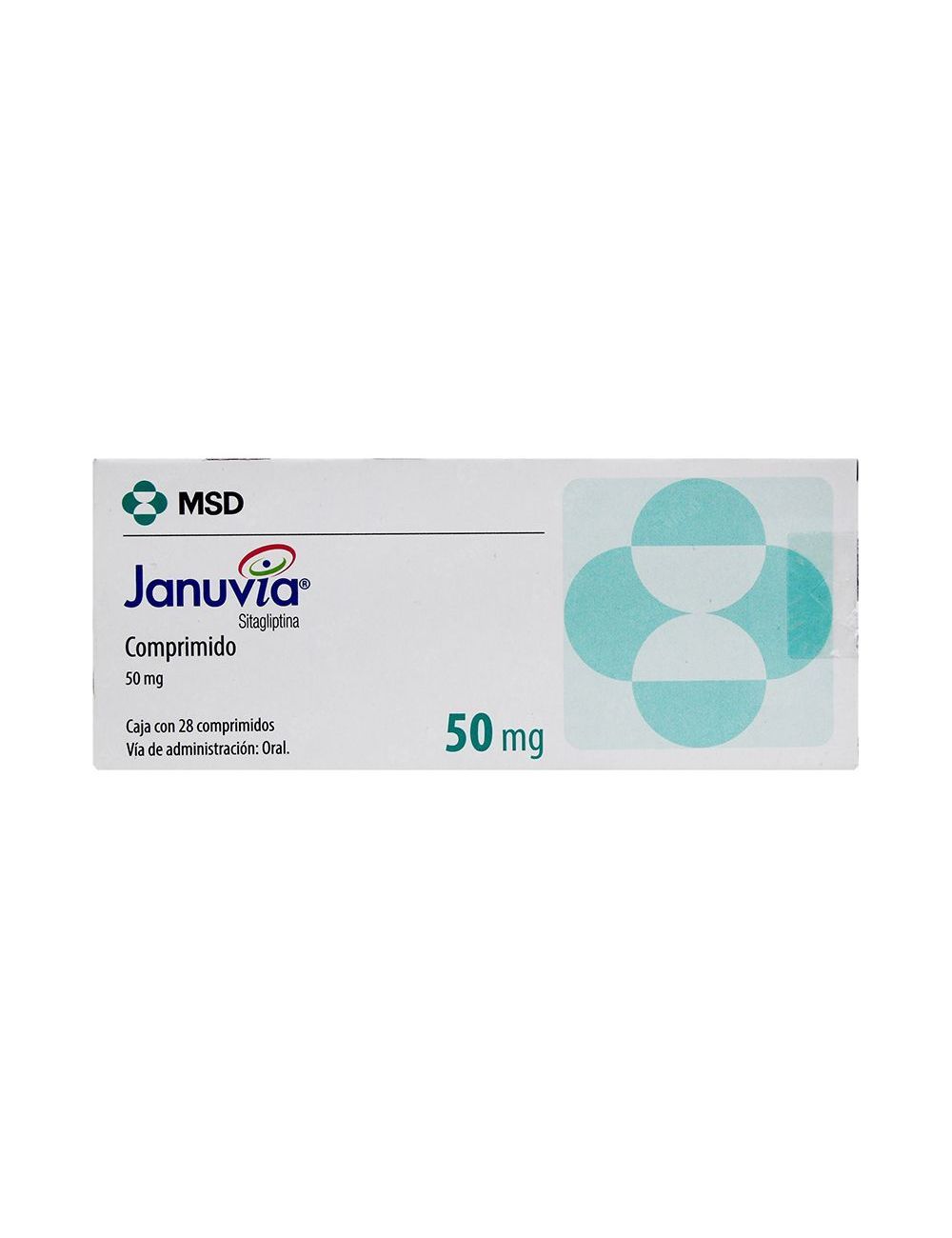 Januvia 50 mg Caja Con 28 Comprimidos