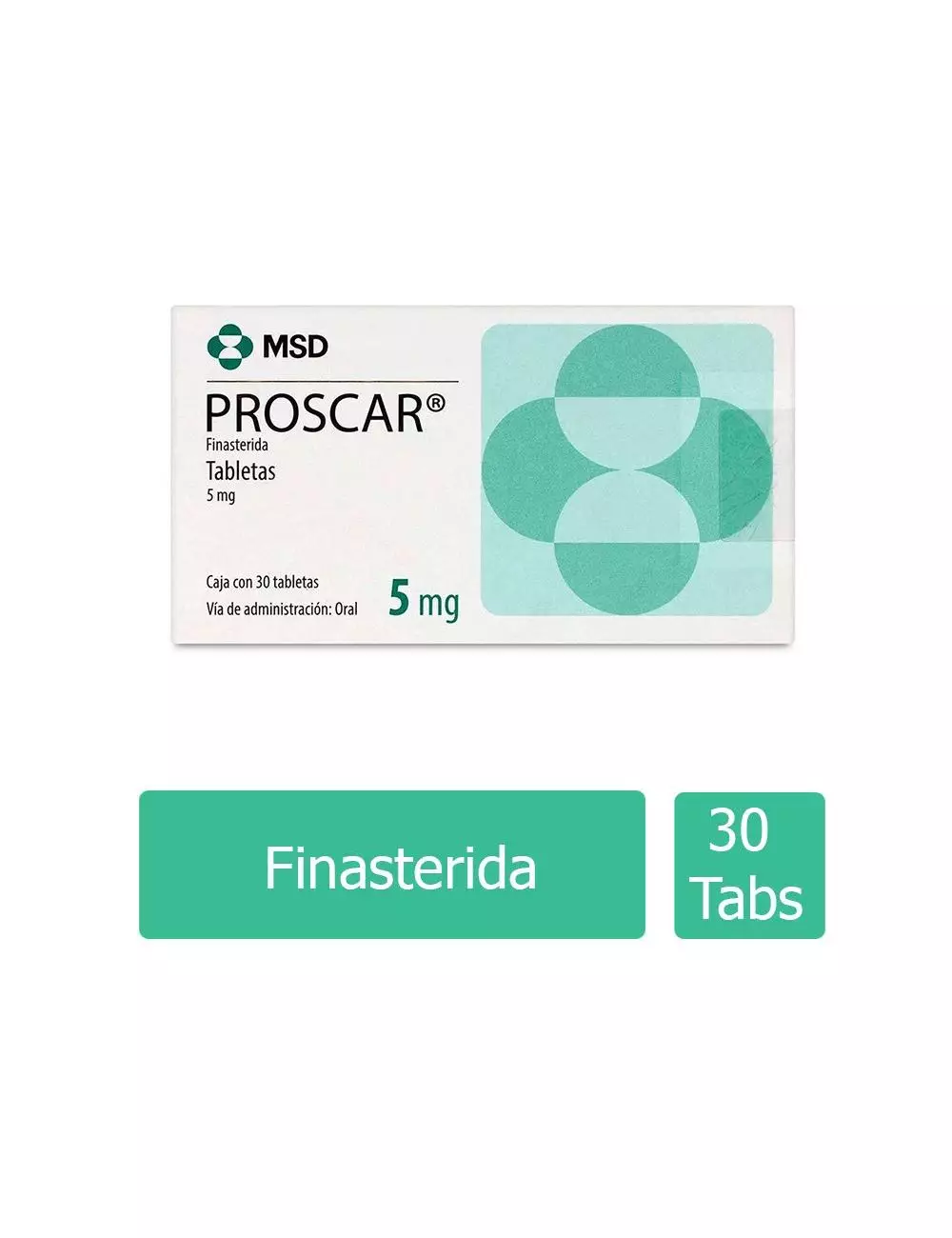 Proscar 5 mg Caja Con 30 Tabletas