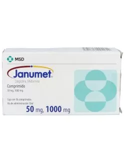 Janumet 50 / 1000 mg Caja Con 56 Comprimidos