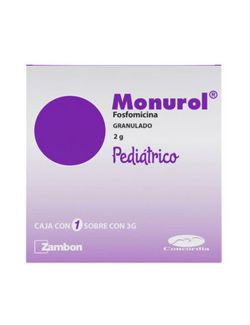 Monurol Granulado Pediátrico 2g Caja Con 1 Sobre -RX2