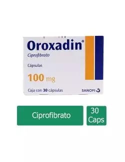 Oroxadin® 100 mg (Ciprofibrato) - 30 Cápsulas | Sanofi