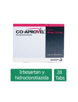 CoAprovel 300 mg / 12.5 mg Caja Con 28 Tabletas