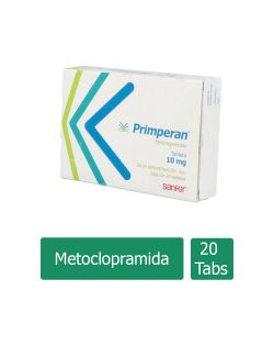 Primperan 10 mg Caja Con 20 Tabletas