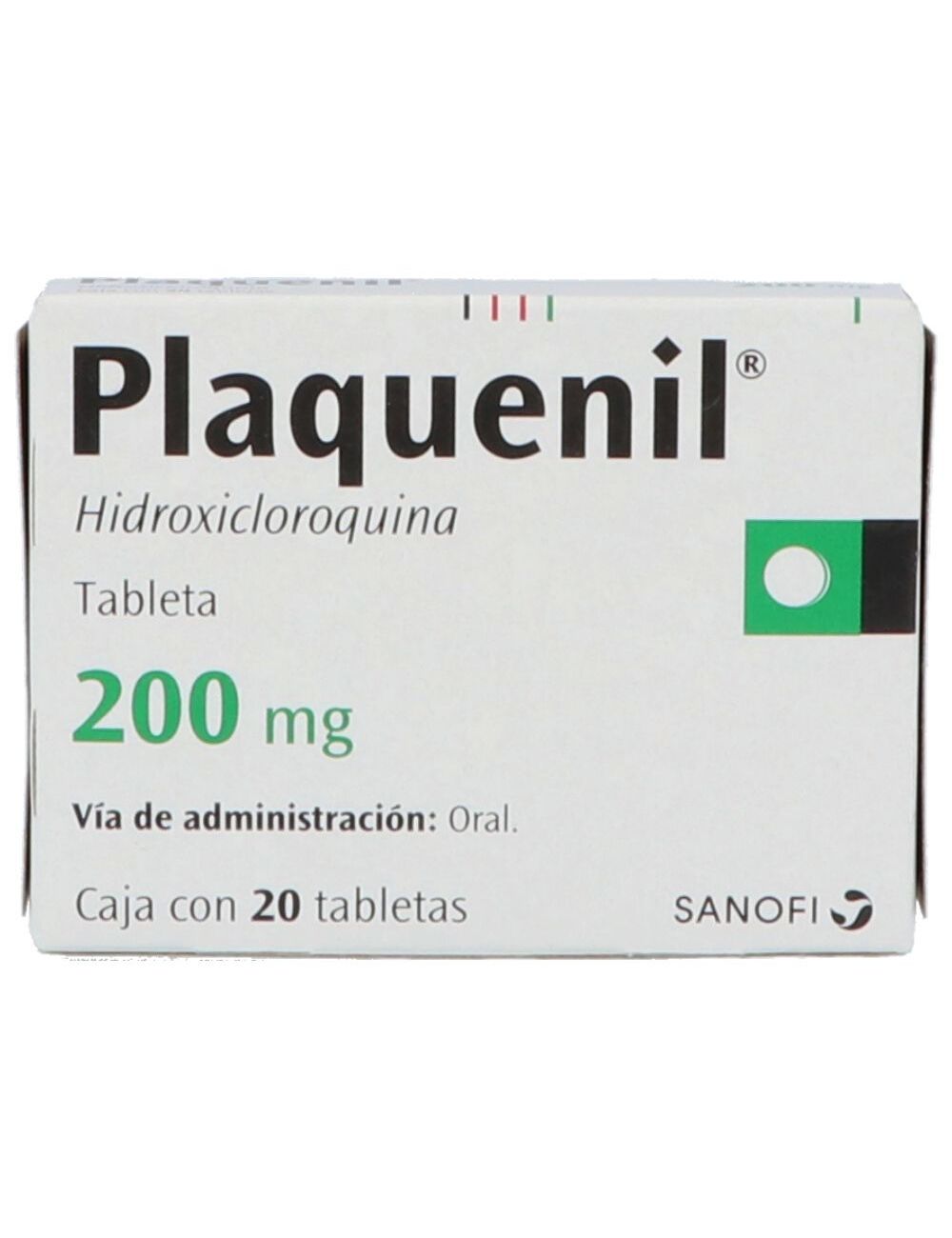 Plaquenil 200 mg Caja Con 20 Tabletas - RX