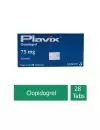 Plavix 75 mg Caja Con 28 Tabletas