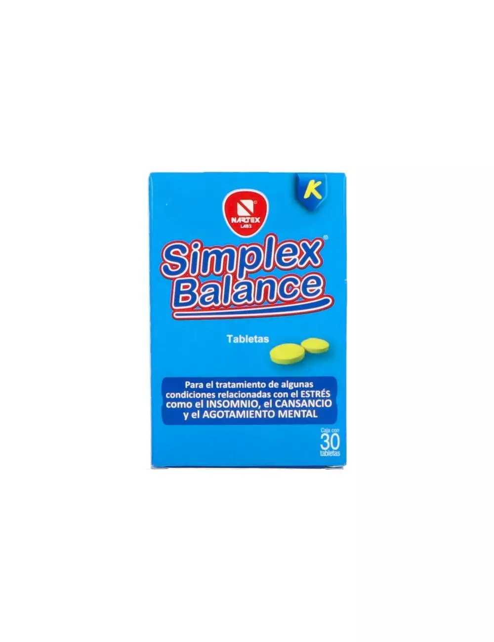 Simplex Balance Caja Con 30 Tabletas