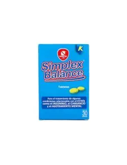 Simplex Balance Caja Con 30 Tabletas