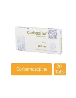 Carbazina 200 mg Caja 20 Tabletas