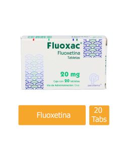 Fluoxac 20 mg Caja Con 20 Tabletas