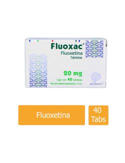 Fluoxac 20 mg Caja Con 40 Tabletas