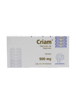 Criam 200 mg Caja Con 40 Tabletas