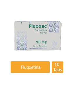 Fluoxac 20 mg Caja Con 10 Tabletas