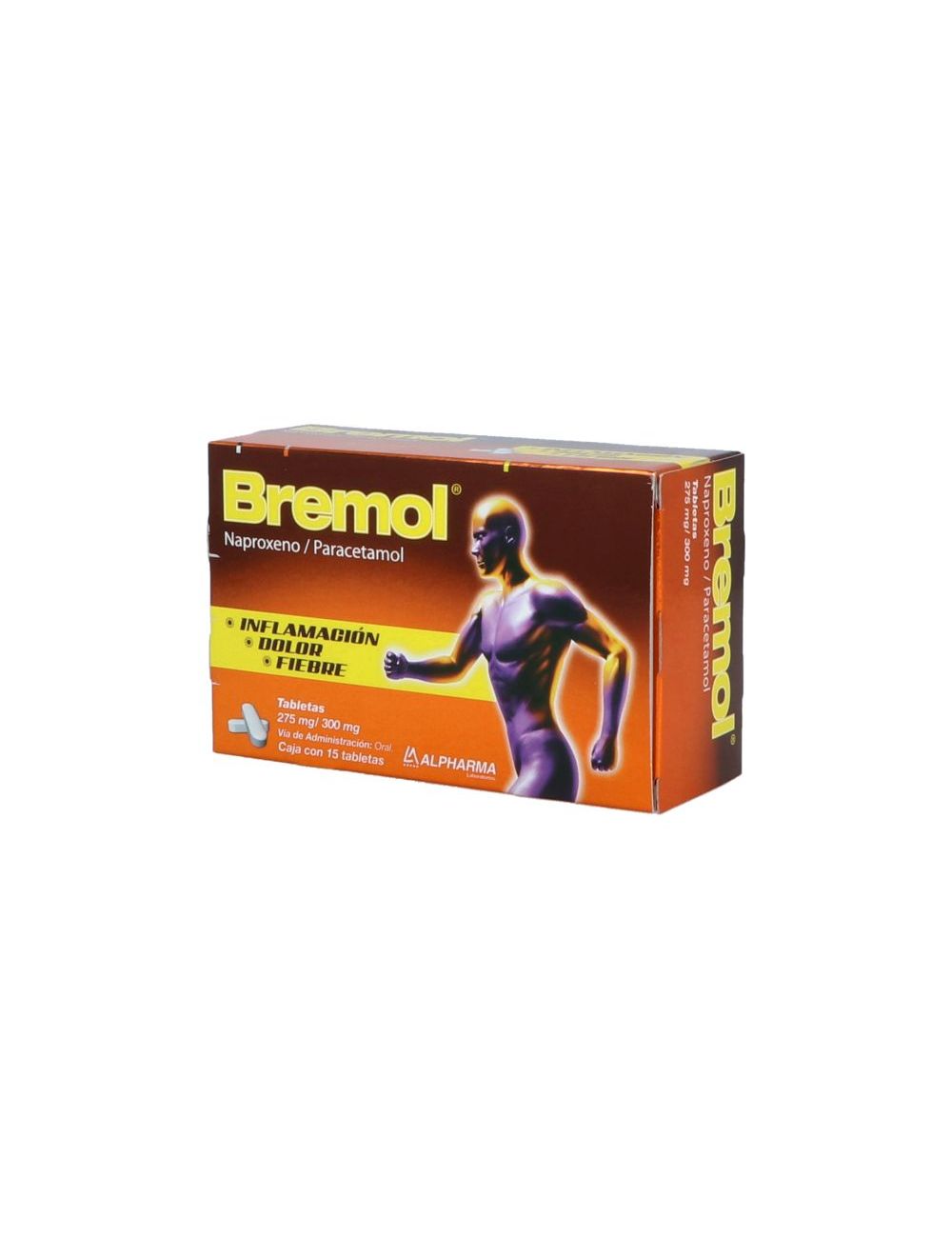 Bremol 275mg/300 mg 15 Tabletas