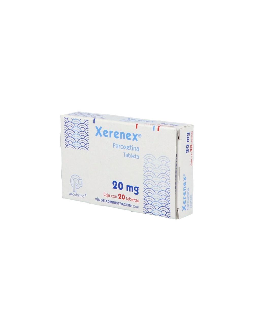 Xerenex 20 mg Caja Con 20 Tabletas