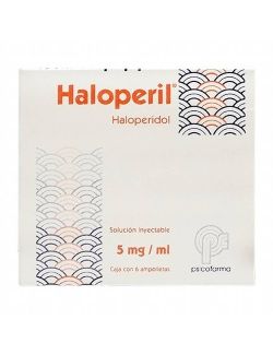 Haloperil 5 mg Solución Inyectable Caja Con 6 Ampolletas