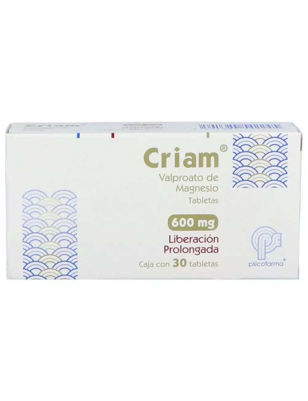 Criam 600 mg Caja Con 30 Tabletas