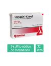 Hemosin K 25 mg / 5 mg Caja Con 32 Tabletas
