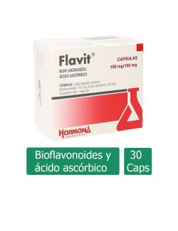 Flavit 100 mg/ 100 mg Caja Con 30 Cápsulas