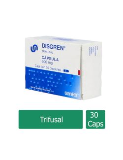 Disgren 300 mg Caja Con 30 Cápsulas - RX