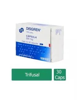 Disgren 300 mg Caja Con 30 Cápsulas - RX