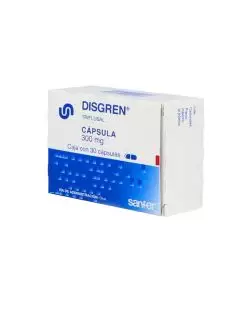 Disgren 300 mg Caja Con 30 Cápsulas - RX