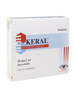Keral 50 mg / 2 mL Caja Con 3 Ampolletas