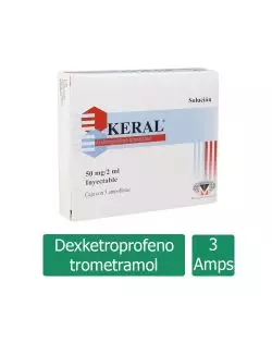 Keral 50 mg / 2 mL Caja Con 3 Ampolletas