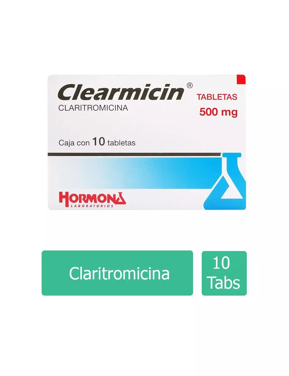 Clearmicin 500 mg Caja Con 10 Tabletas - RX2