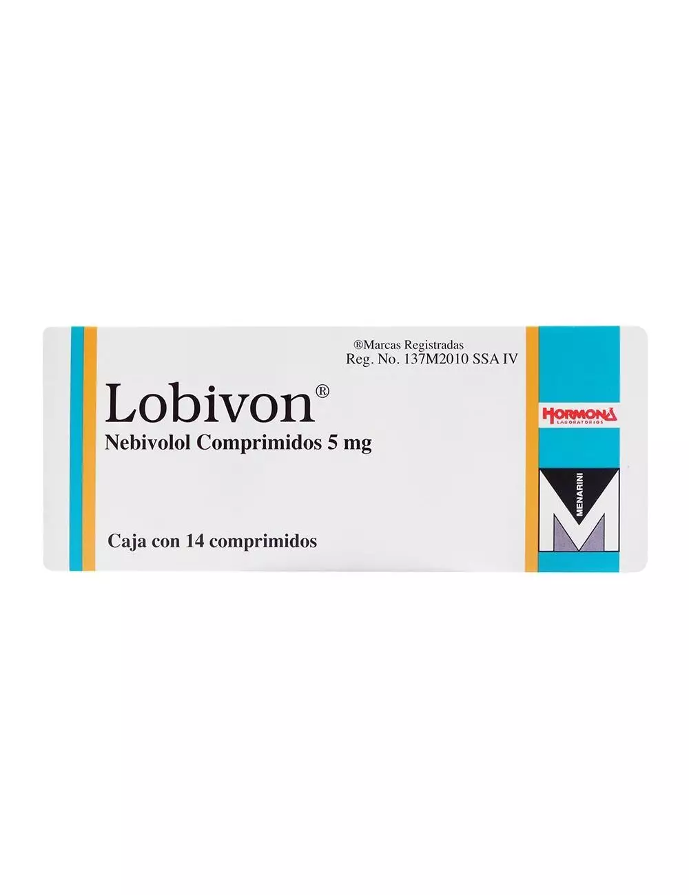 Lobivon 5 mg Caja Con 14 Comprimidos