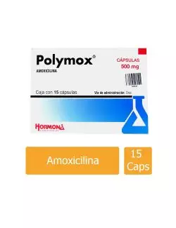 Polymox 500 mg Caja Con 15 Cápsulas -RX2