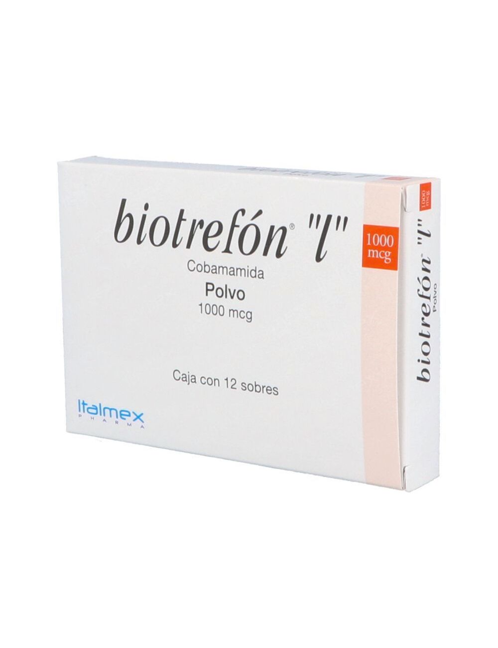 Biotrefon L Polvo 1000 mcg Caja Con 12 Sobres